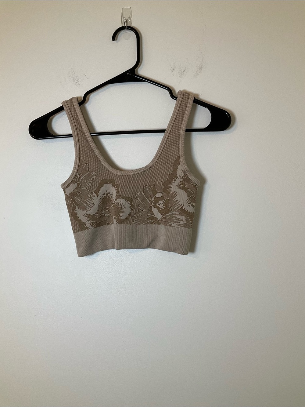 Aerie OFFLINE Floral Seamless Crop Tank Sports Bra XS